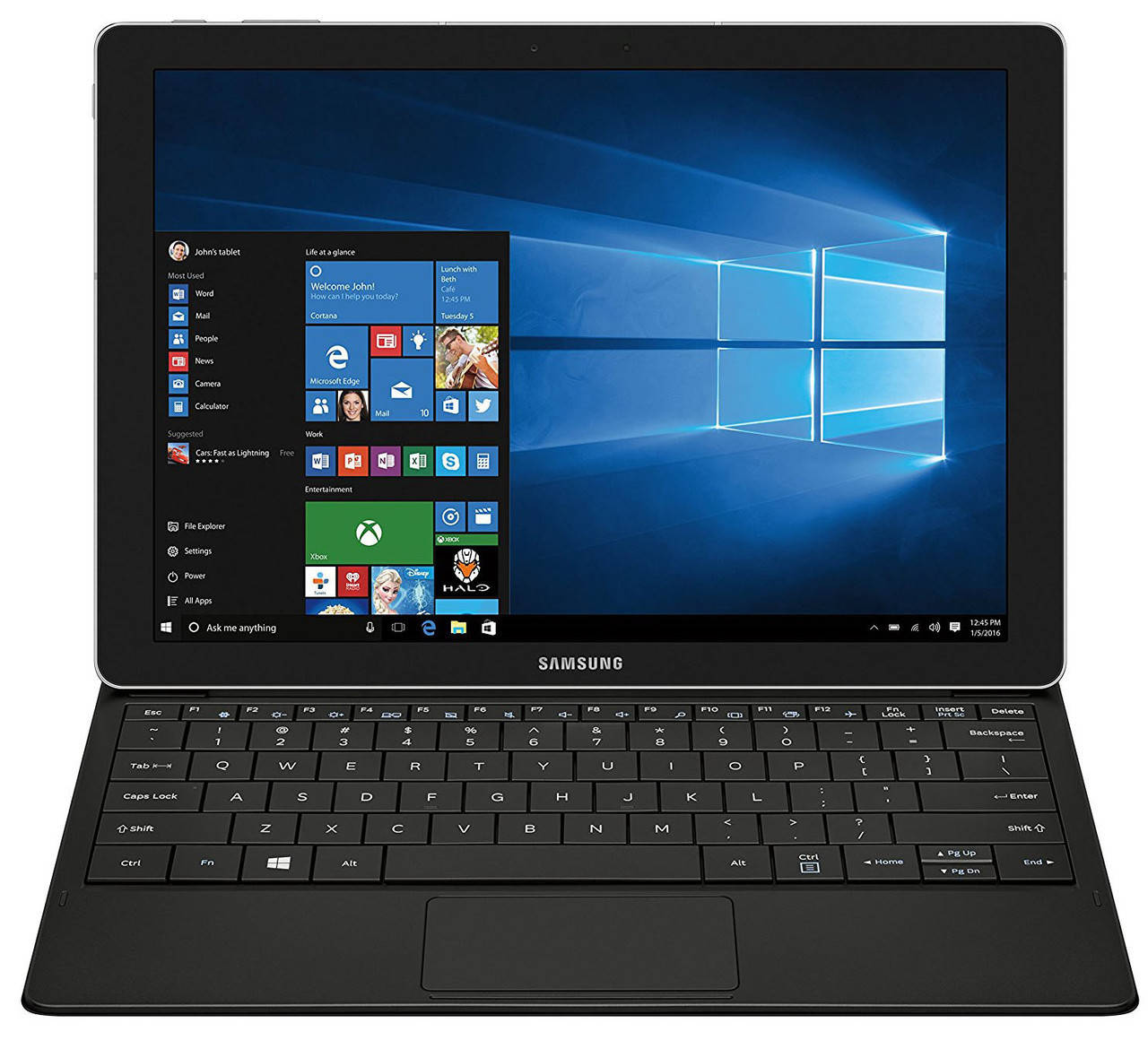 

Планшет с док-станцией Samsung Galaxy Tab Pro S 12 4/128GB Wi-Fi (SM-W700NZKAXAR) Черный