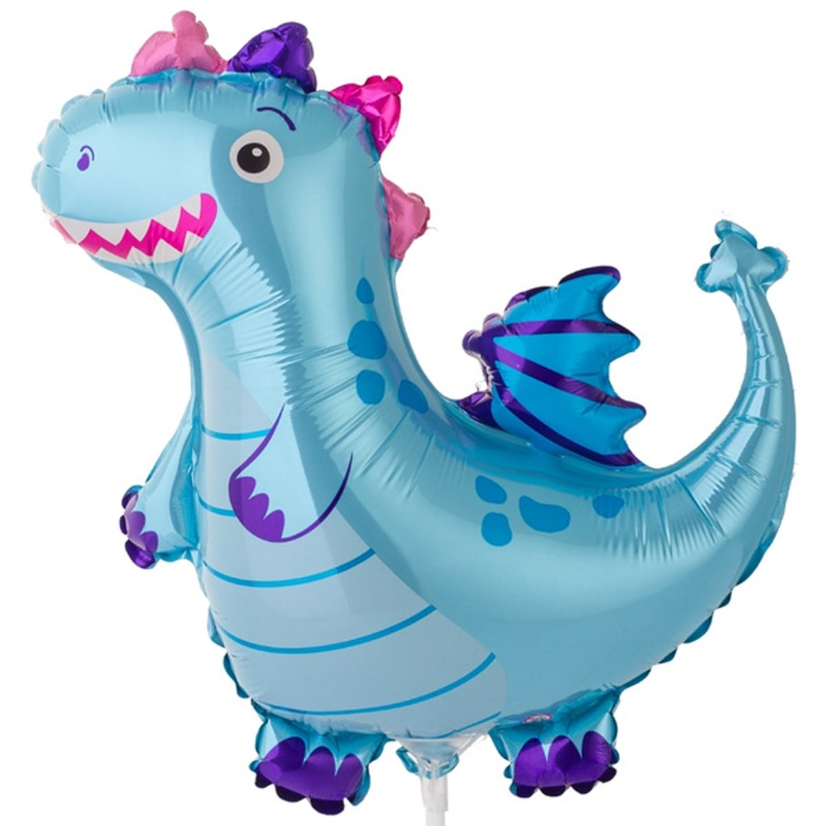 

Фольгированный шарик мини-фигура Flexmetal (36х36 см) Динозавр / Дракон голубой, Разные цвета