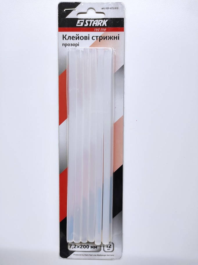 

Клеевые стержни Stark 7.2х200 мм прозрачные 12 шт