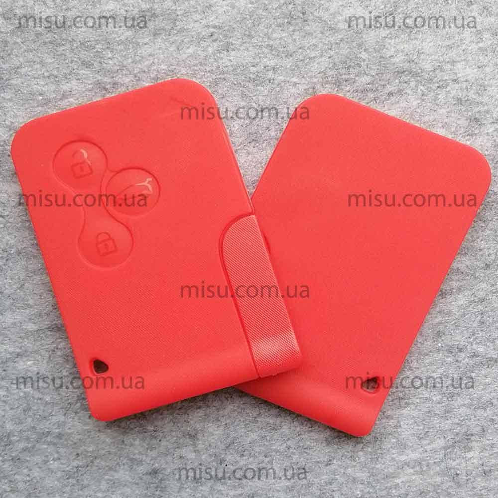 

Корпус ключ карты Renault Megane 2 Scenic 2 красный