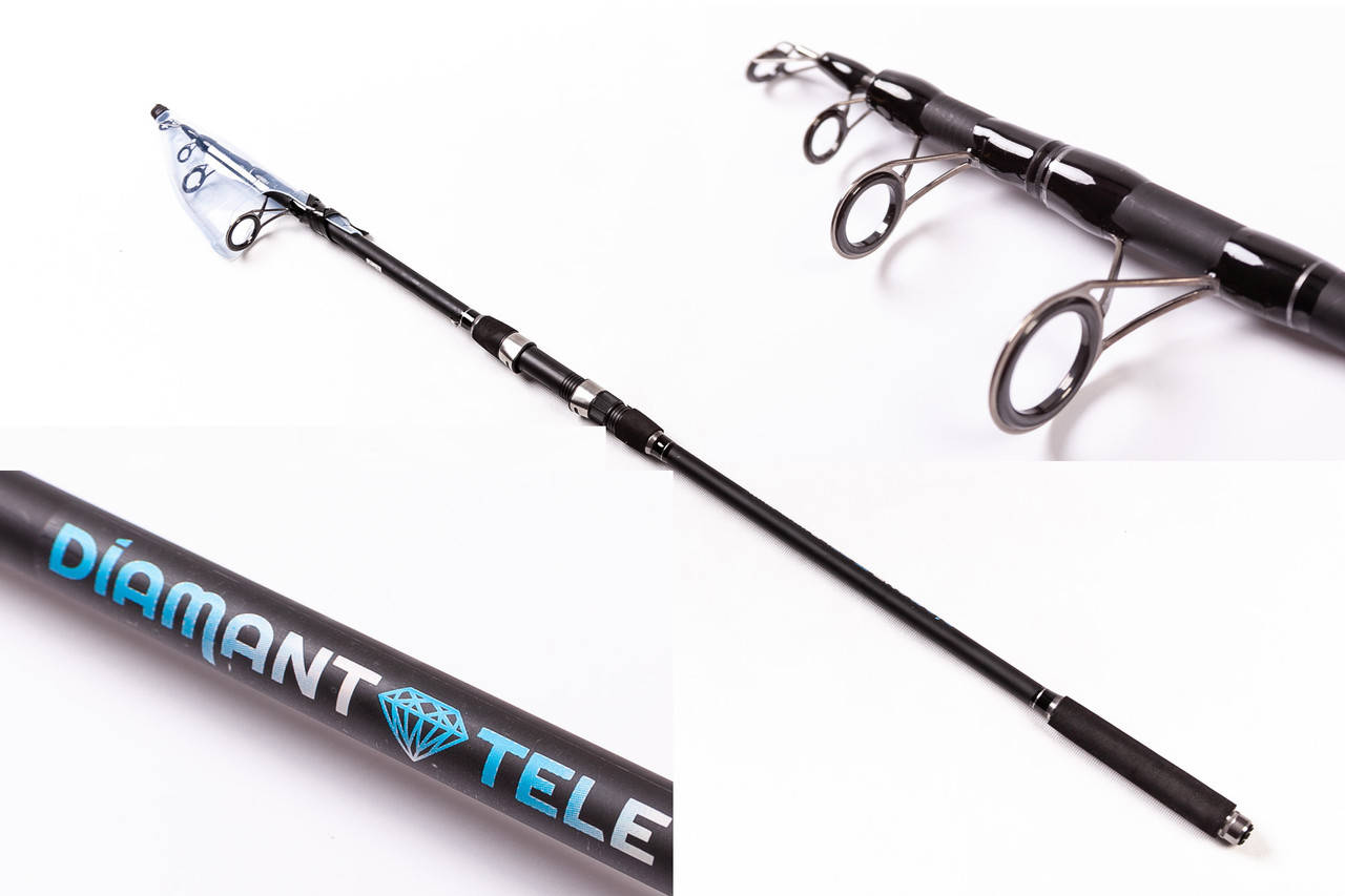

Карповое удилище Sams Fish 3.6м Diamant телескоп Tele Carp, Черный