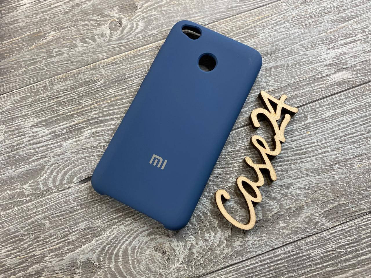 

Чехол Soft touch для Xiaomi RedMi 4X (8 цветов) синий