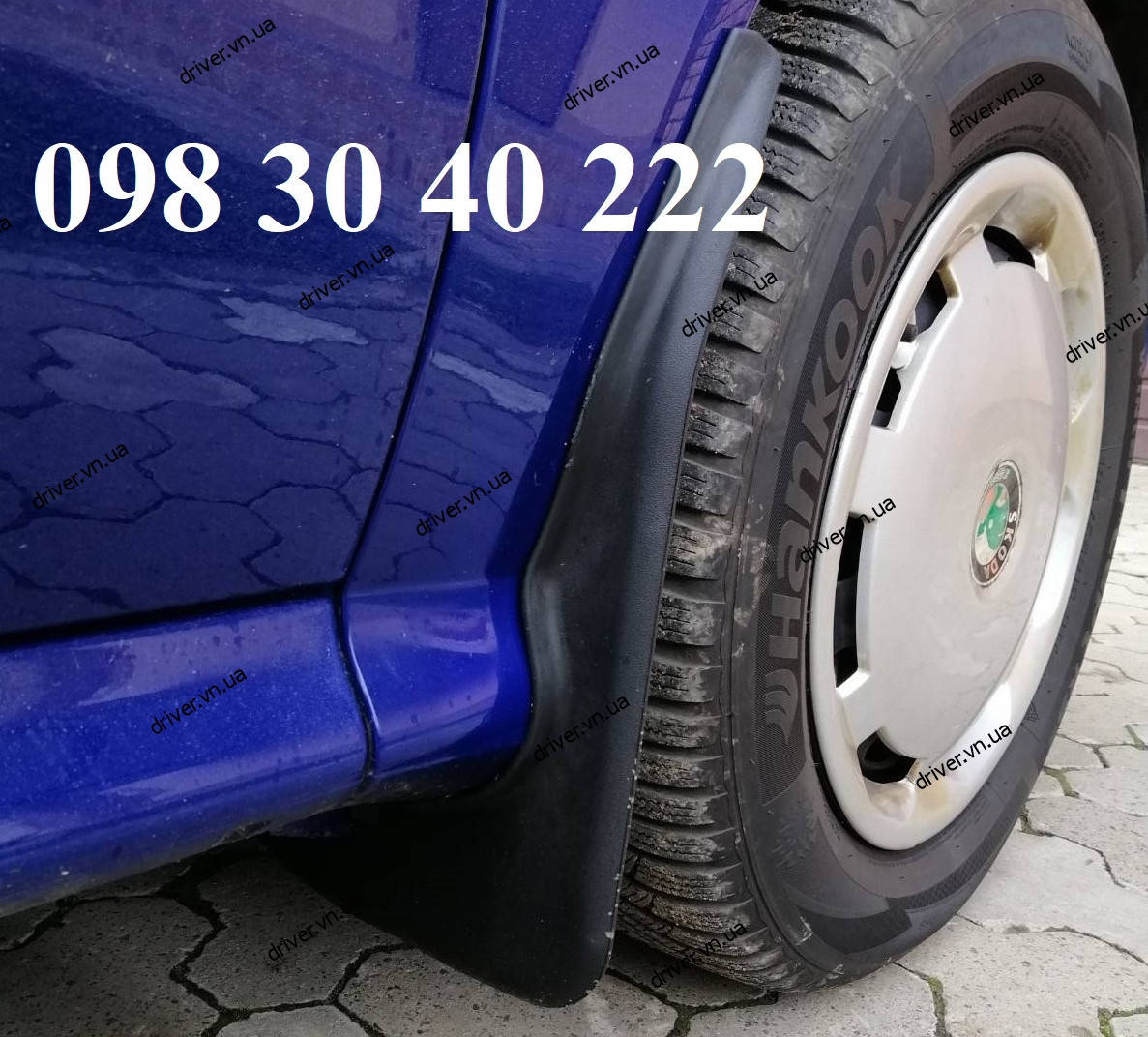 

Бризковики передні Skoda Octavia Tour 1998-2012 гумові \ 2 шт (седан\універсал)