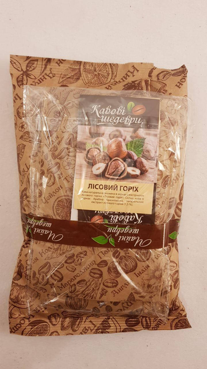 

Ароматизированный зерновой кофе бразильская арабика Лесной Орех Кофейные шедевры 500 г