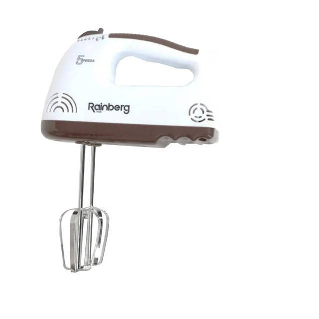 

Ручной миксер Rainberg RB-1004 на 5 скоростей 300W