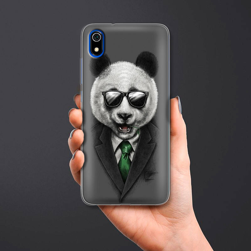 

Чехол BoxFace Xiaomi Redmi 7A с принтом Cool Panda, Прозрачный