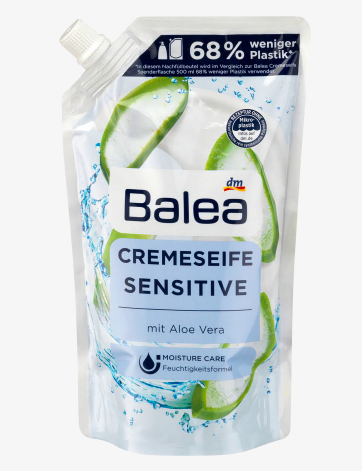 

Крем-мыло для Чувствительной кожи запаска Balea 500 ML Германия