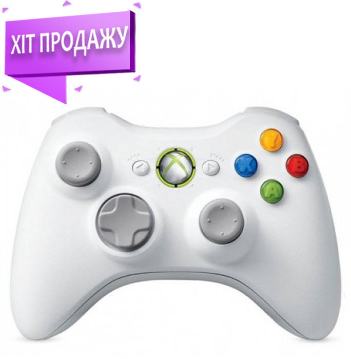 

Беспроводной джойстик контроллер геймпад для Xbox 360, Android, PC Белый White