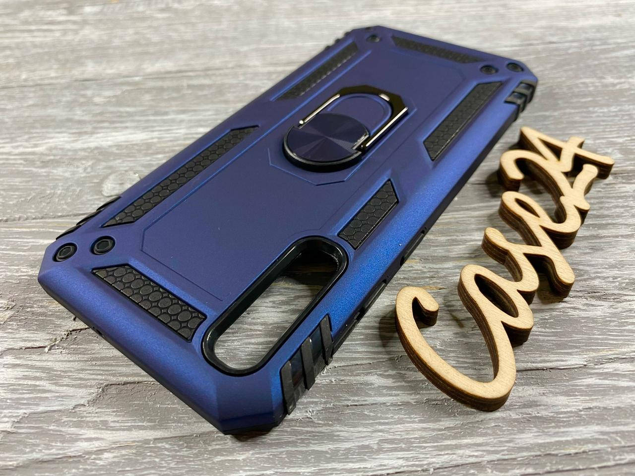 

PC + TPU чехол New armor для Samsung Galaxy A30S (5 цветов) синий