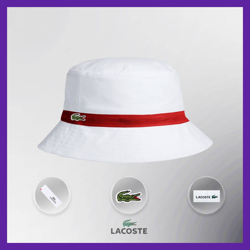 

Панама Lacoste (Бело-красная) (S) (M) (L) Камбоджа