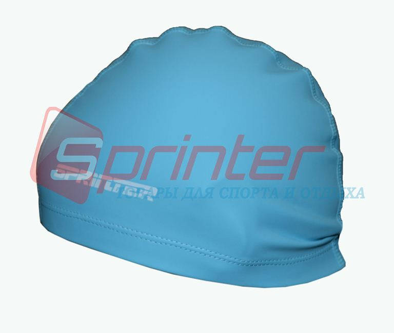 

Шапочка для плавания комбинированная голубая.PU-1117