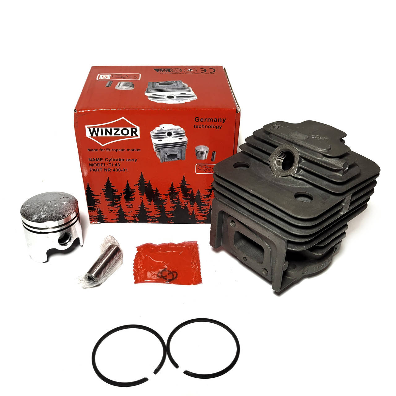 

Цилиндр в сборе 1E40F (д.-40мм.) WINZOR