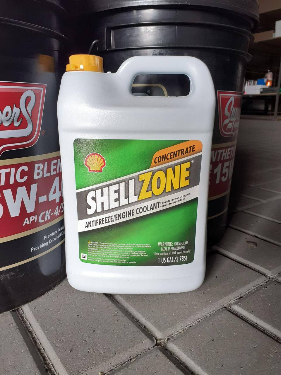 

Антифриз SHELLZONE CONCENTR -80C 1GAL (4 литра) (SHELL, США), Зелёный