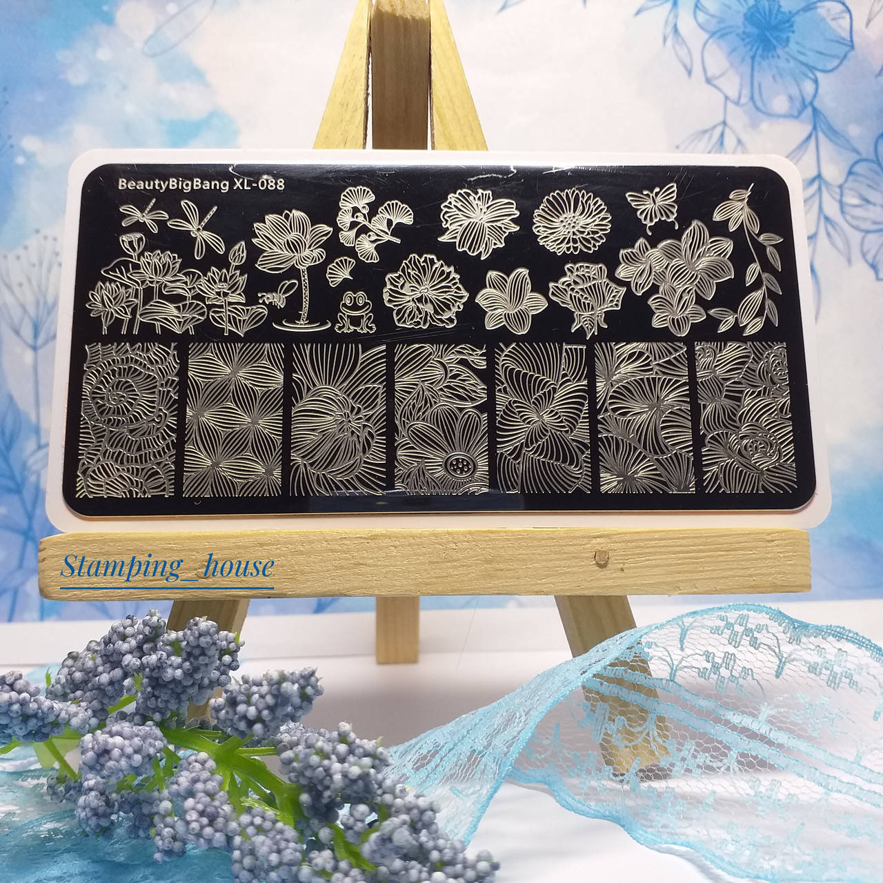 

Пластина для стемпинга BeautyBigbang XL-088