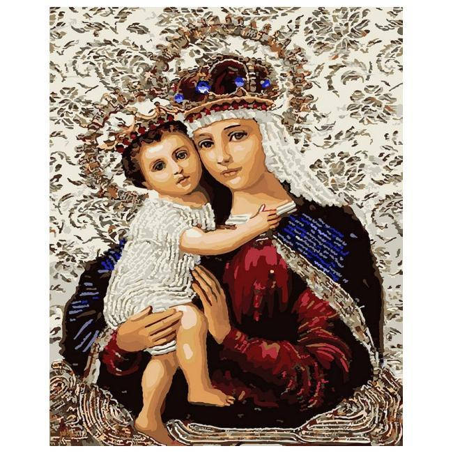 

Картина по номерам Икона Божией Матери (BK-GX3475) 40 х 50 см