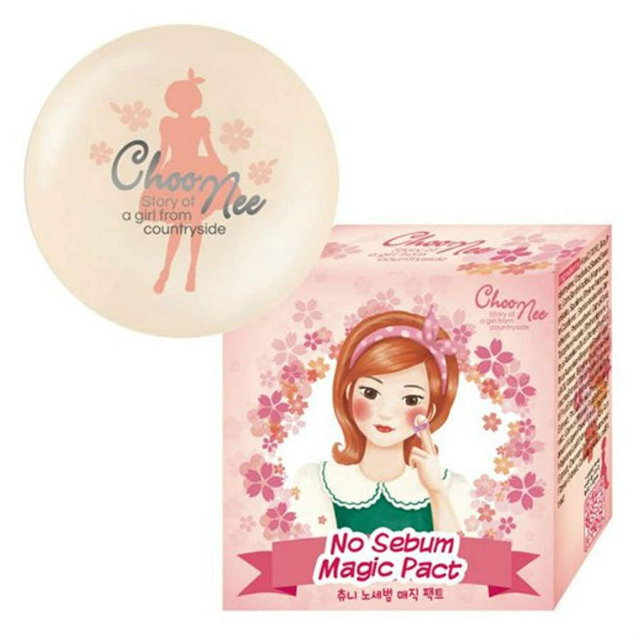 

Choonee No Sebum Magic Pact - Прозрачная матирующая пудра 7г