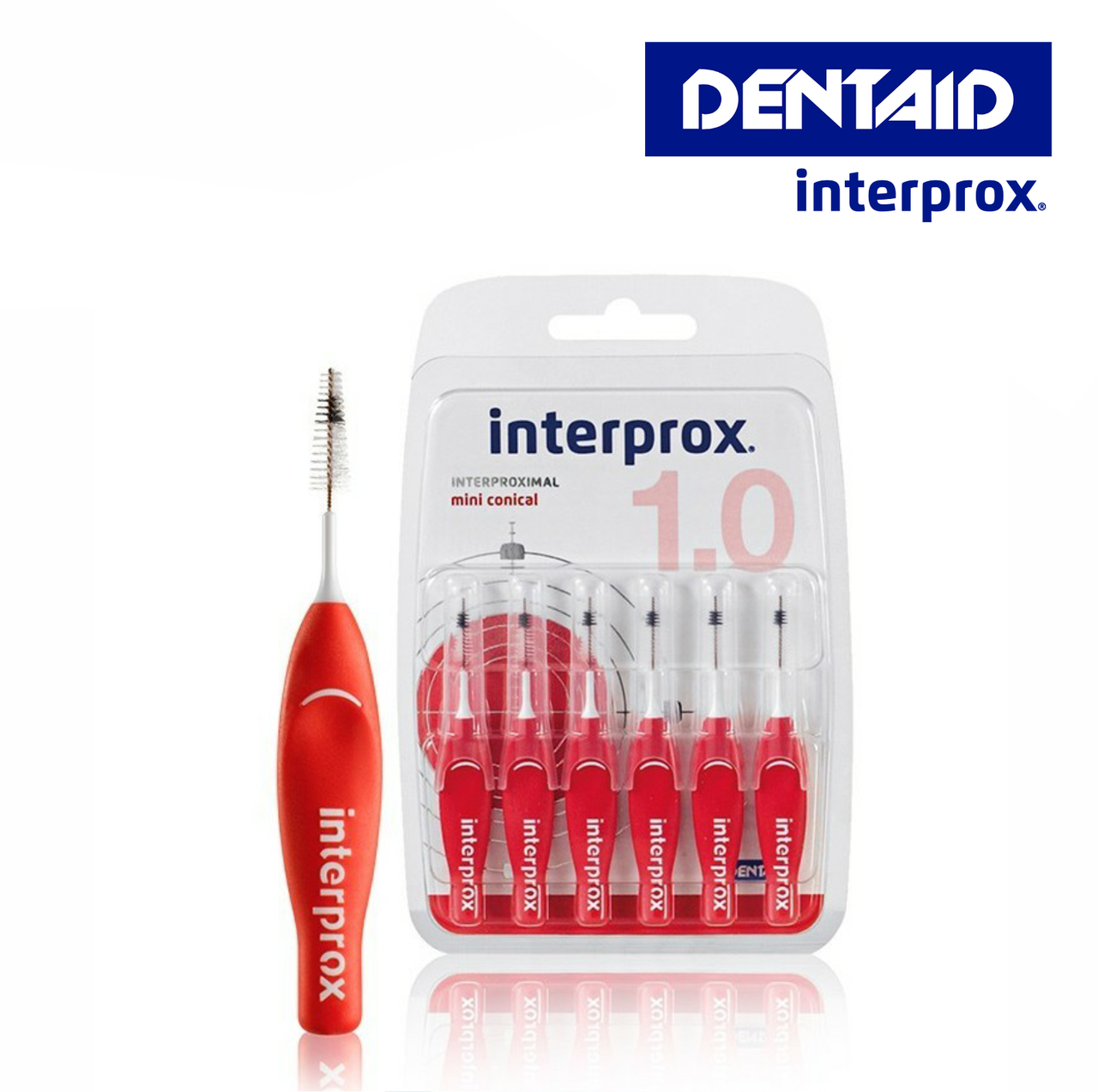 

Щетка межзубная INTERPROX 4G MINICONICAL, 1.0 мм, 6 шт., Черный