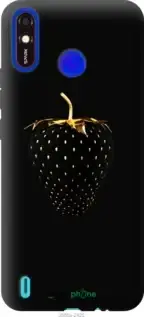 

Чехол на Tecno Spark 4 Lite Черная клубника "3585u-2425-2448", Черный