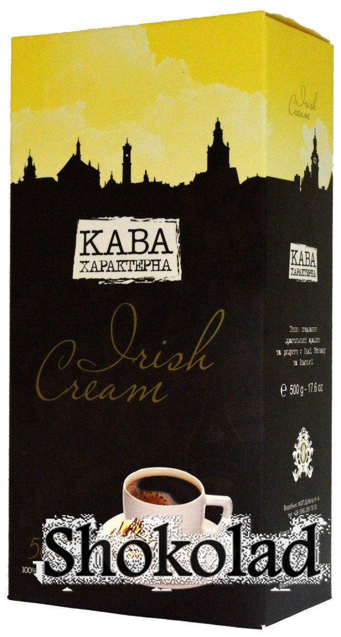 

Кофе молотый ароматизированный "Кава Характерна" "Irish Cream" 500г
