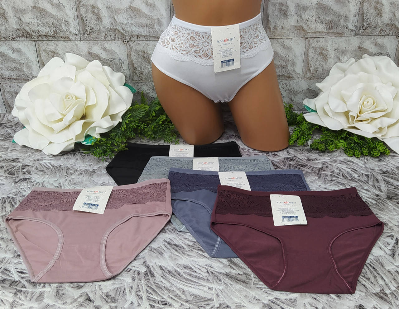 

Труси жіночі 4XL (54-56 р.) бавовна Rosa Junio SК-E 9671, Разные цвета