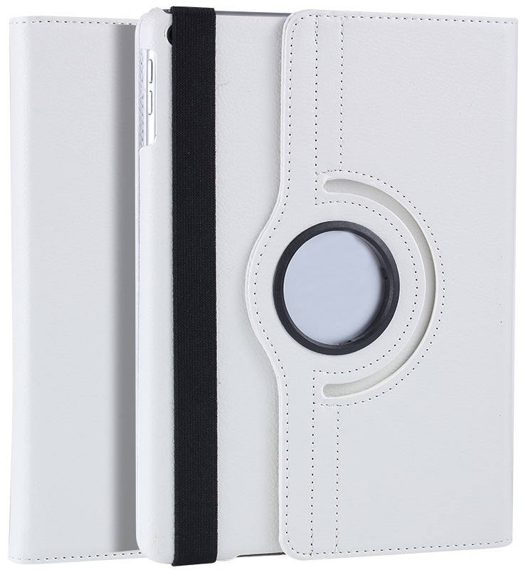 

Кожаный чехол iPad 10.2 2021 Circle White, Черный