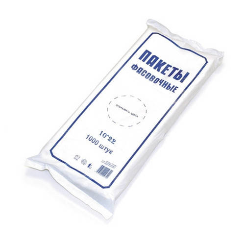 

Пакет фасовочный 10х22 см 1000 штук
