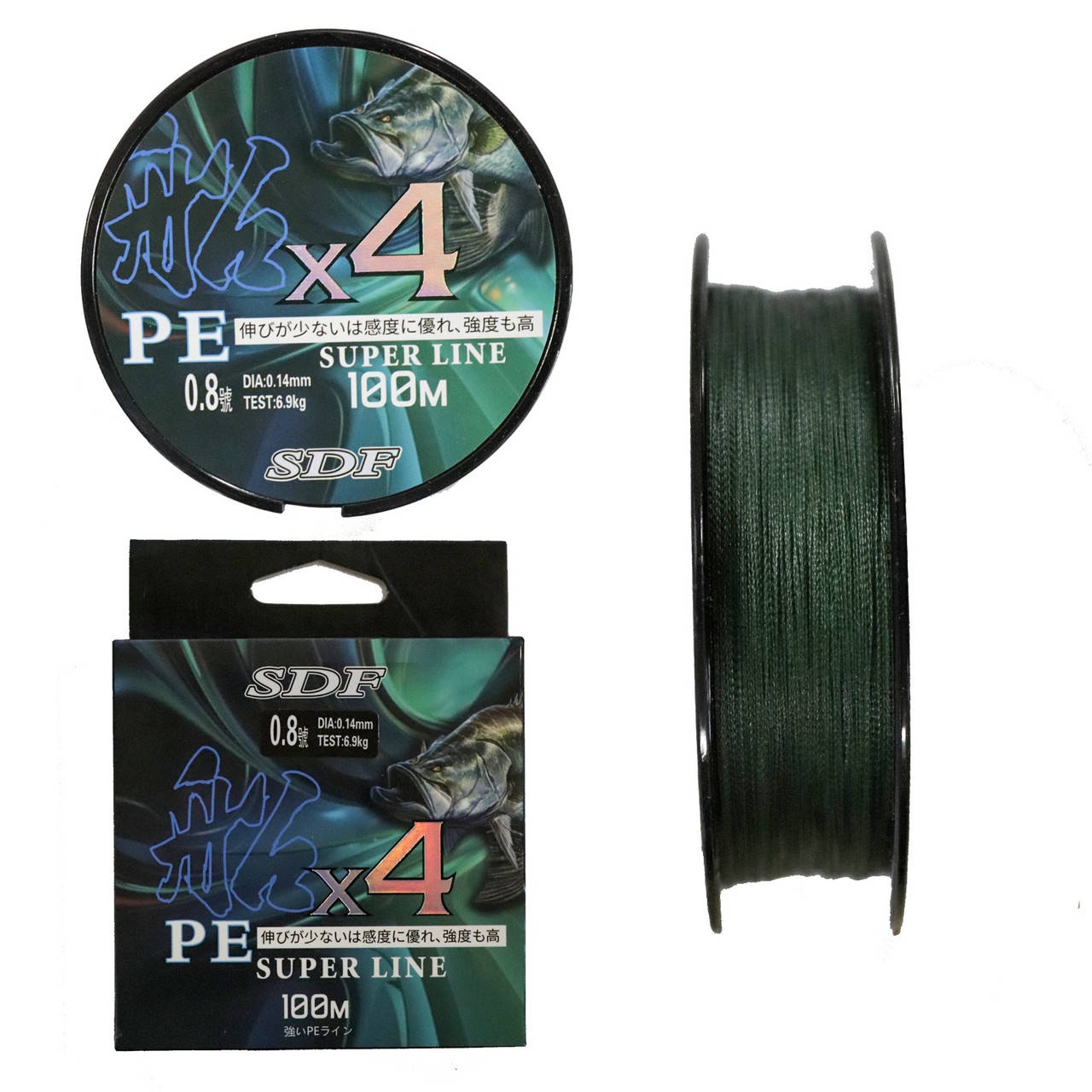 

Шнур плетений SDF 100м 4х 0.26мм 16.5кг (10шт в уп)