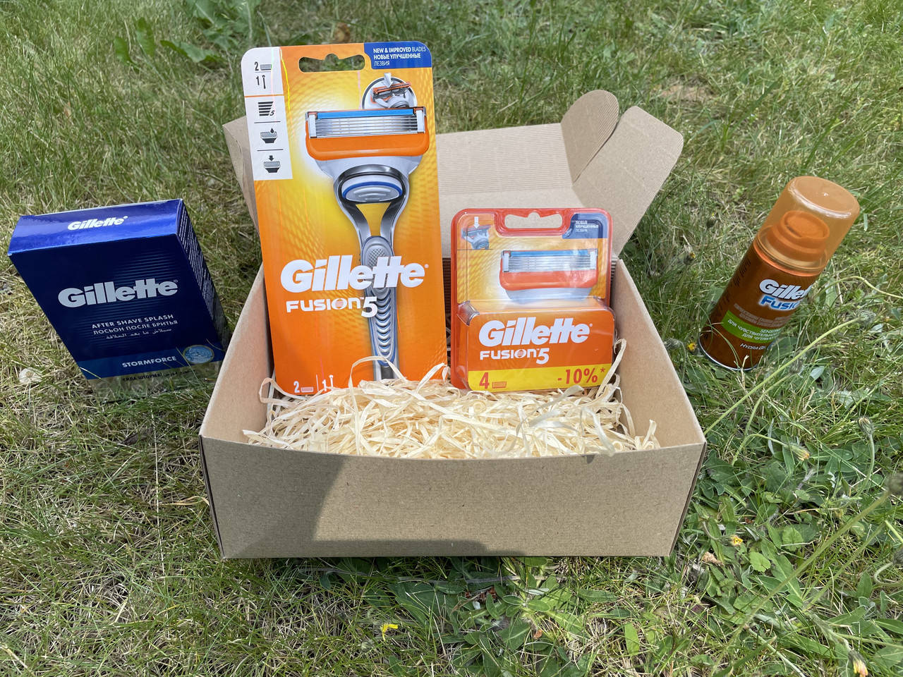 

Подарочный набор для мужчин Gillette Fusion