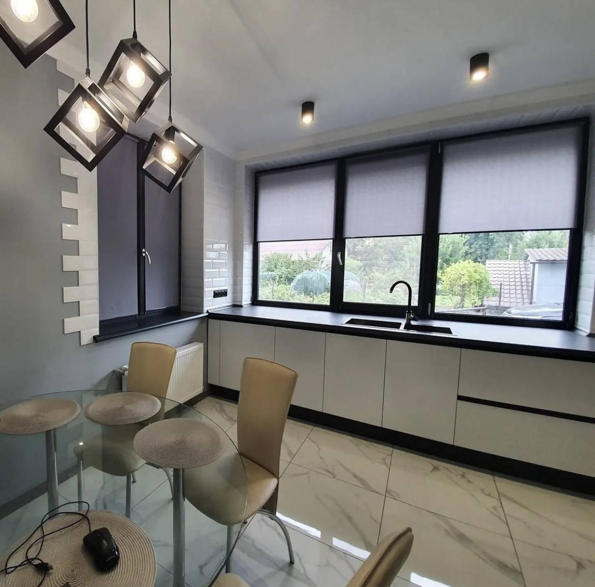 

Готовые рулонные шторы Лен 7436 (серый цвет)