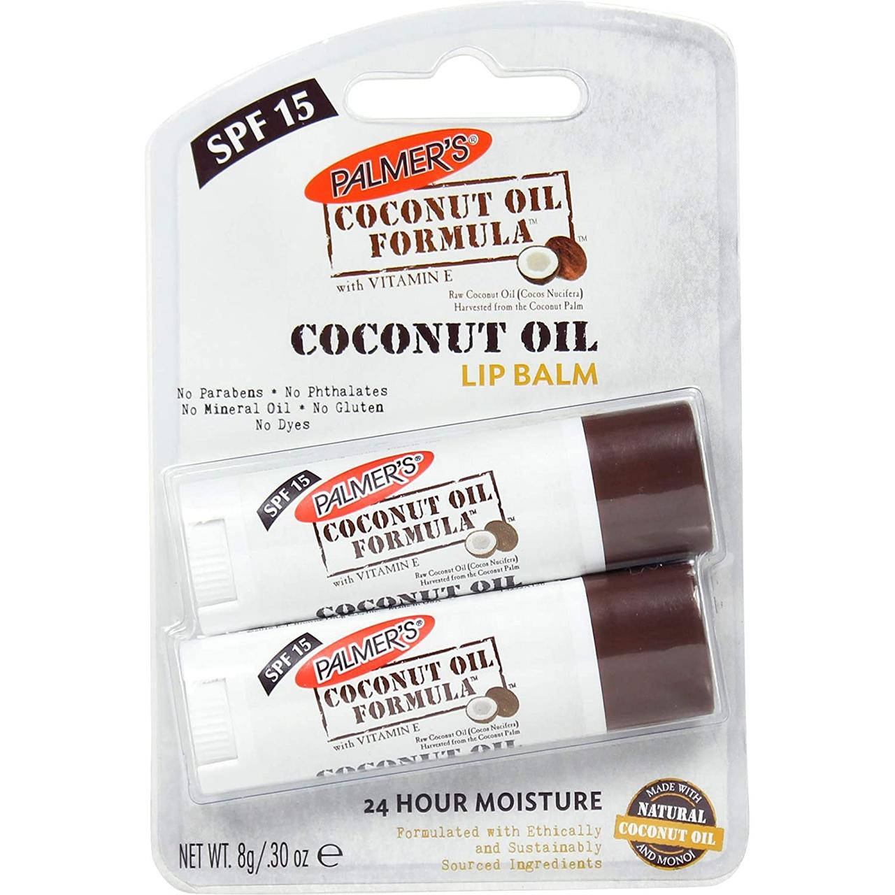 

Увлажняющий бальзам для губ Palmer's Coconut Oil Formula Lip Balm SPF 15 Duo 2 х 4 г