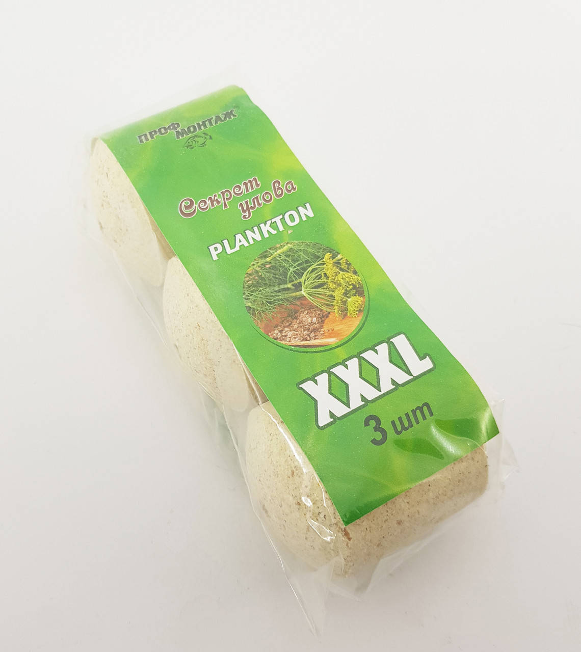

Технопланктон рыболовный Секрет Улова XXXL (укроп) 3.5х4.5см