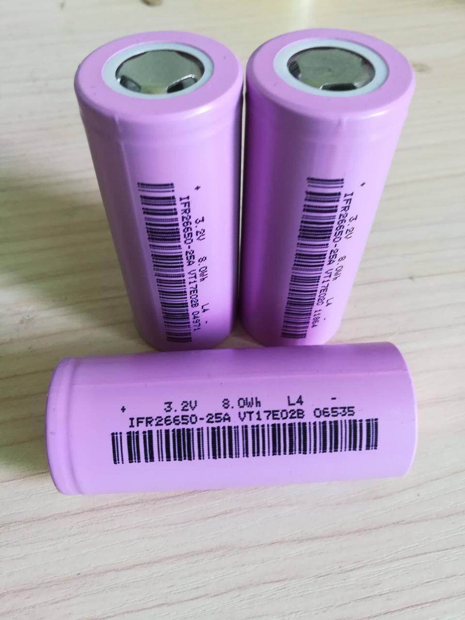 

Аккумулятор LiFePO4 3.2V 2500mAh 26650