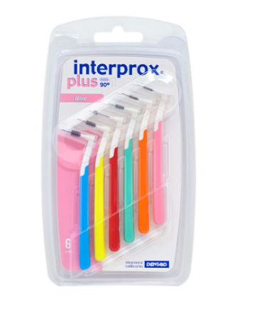 

Межзубные щетки INTERPROX PLUS 2G, 6 шт, Черный