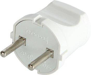 

Вилка бытовая e.plug.001.10, без з/к, 10А белая, Енекст [s9100001]