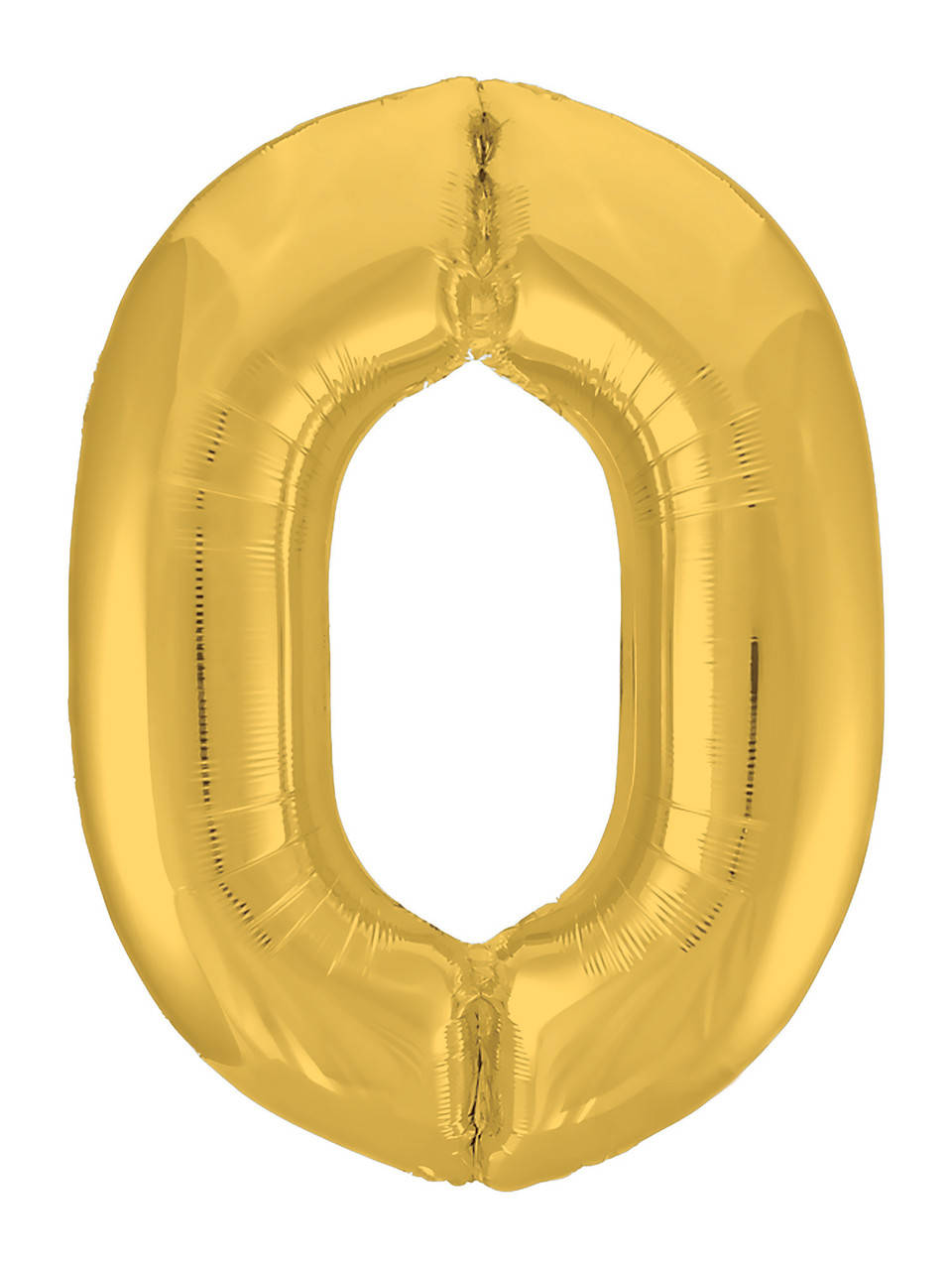 

Фольгована цифра Agura "0" Slim золото в упаковці