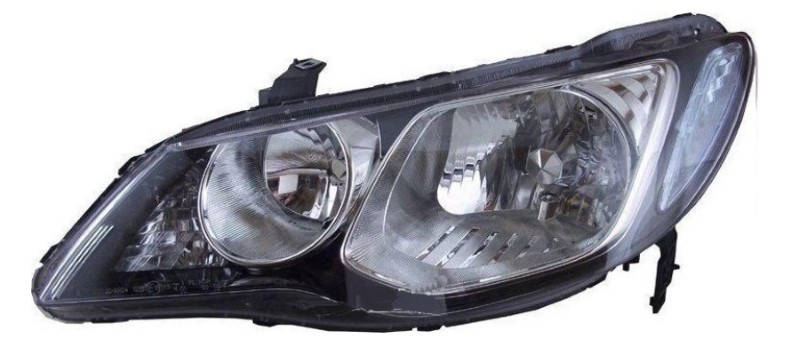 

Фара Honda Civic VIII (седан) (дорестайл) 2005 - 2009, левая (водительская), электр., без сервопривода, (Depo)