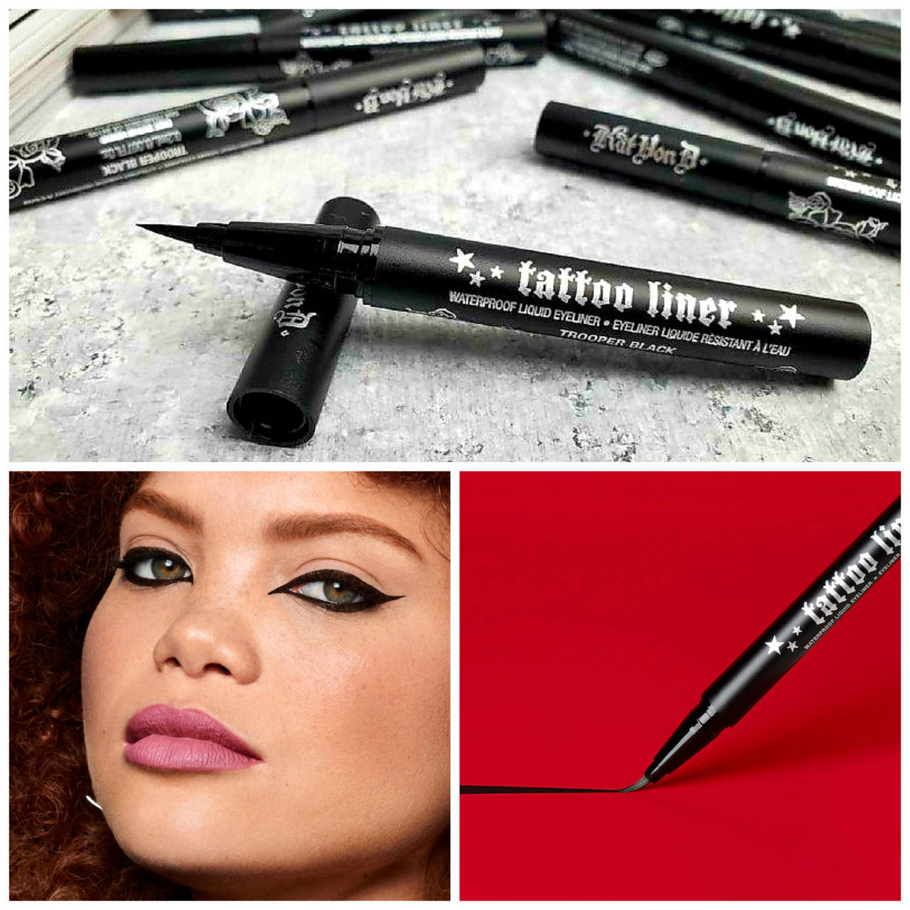 

Подводка Kat Von D Tattoo Liner Trooper Black 0.2 ml, Черный