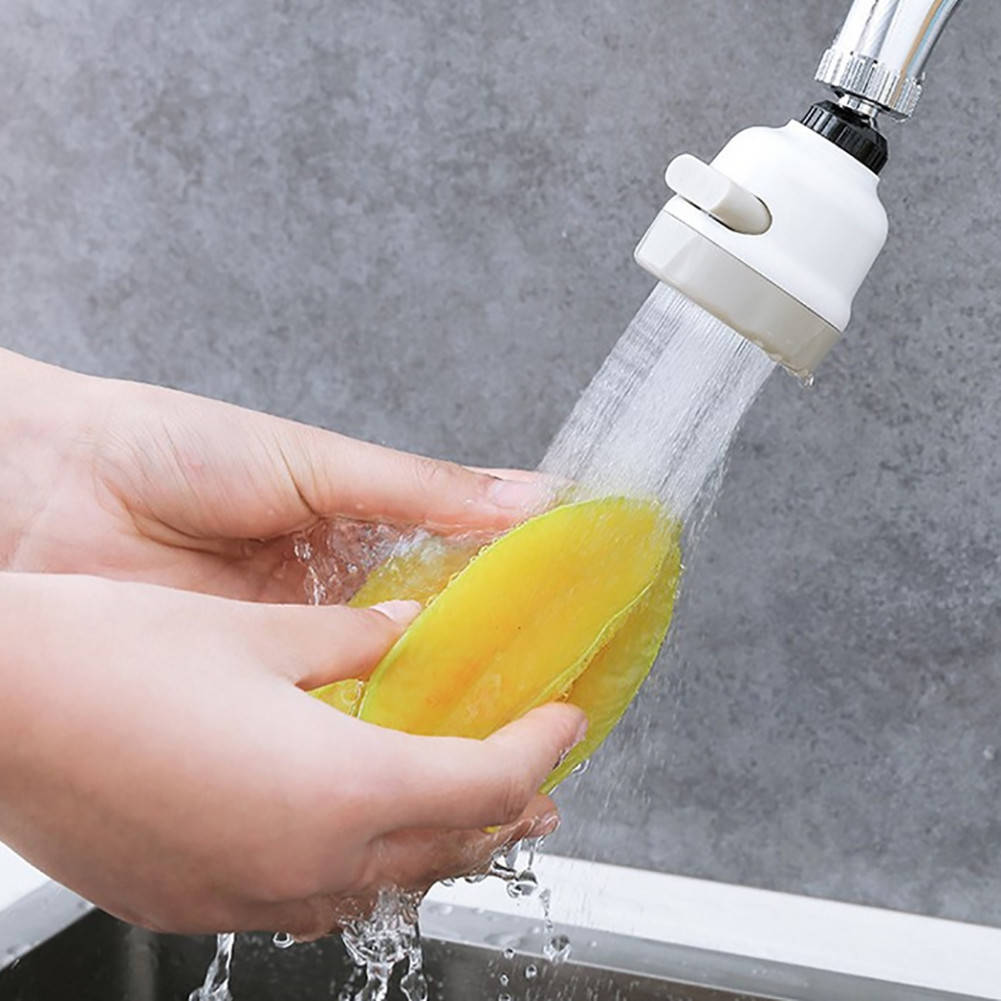 

Поворотная насадка для экономии воды Water Saver 360 / 3 режима работы KT, Белый