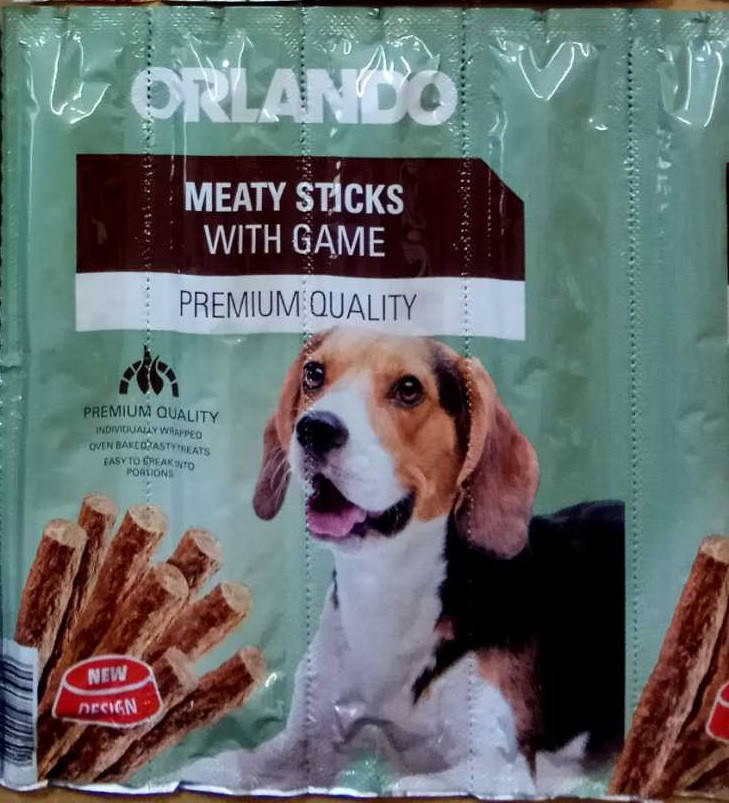 

Мясные палочки Orlando (Орландо), с дичью, 8 шт