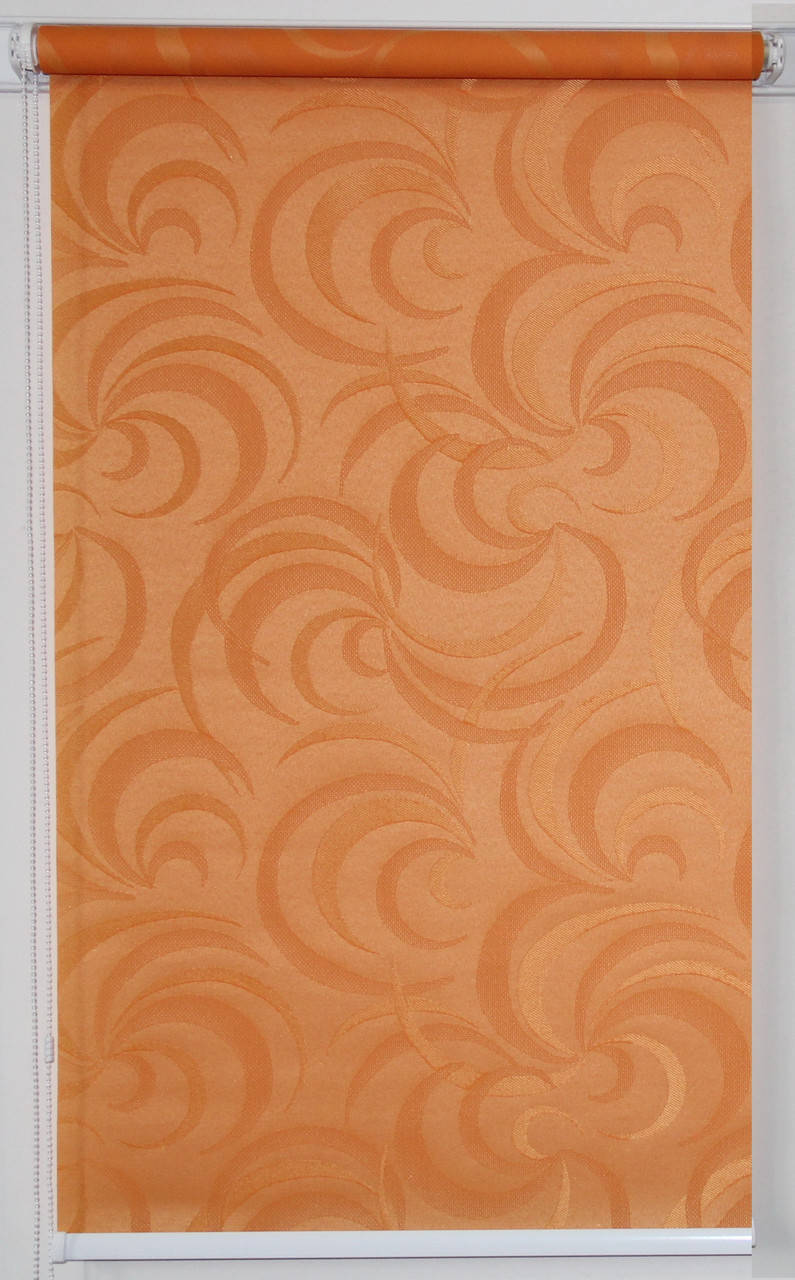 

Рулонная штора Фестиваль Оранжевый 375*1500