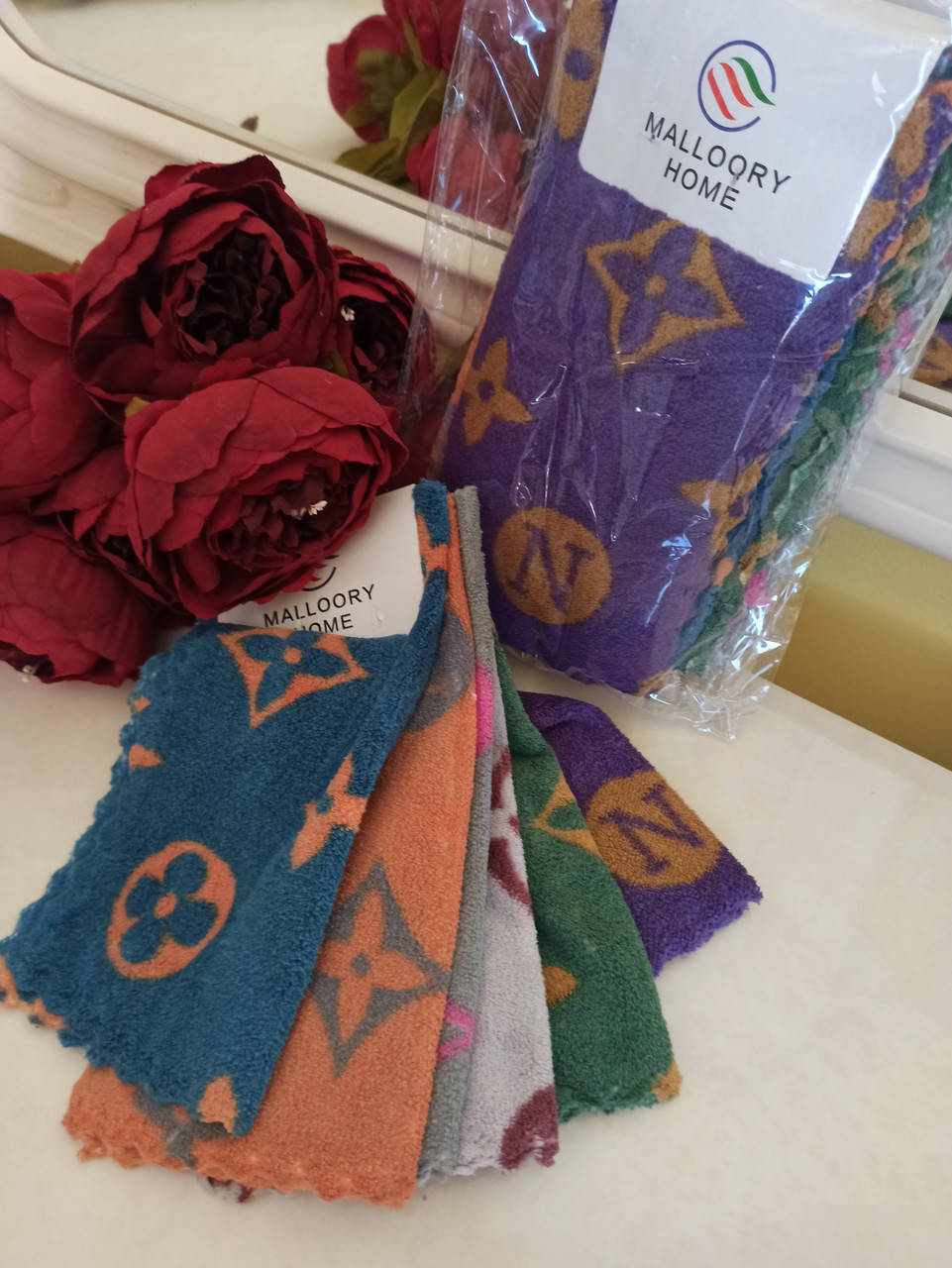 

Набор полотенечек для кухни 25* 25 см Микрофибра (в упак.6 шт.)