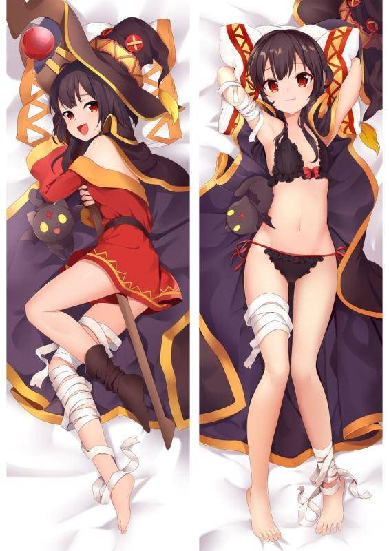 

150 х 50 см 1100 Грн Мегумин KonoSuba Megumin обнимашка Дакимакура аниме принт Подушка со съёмной наволочкой, Разные цвета