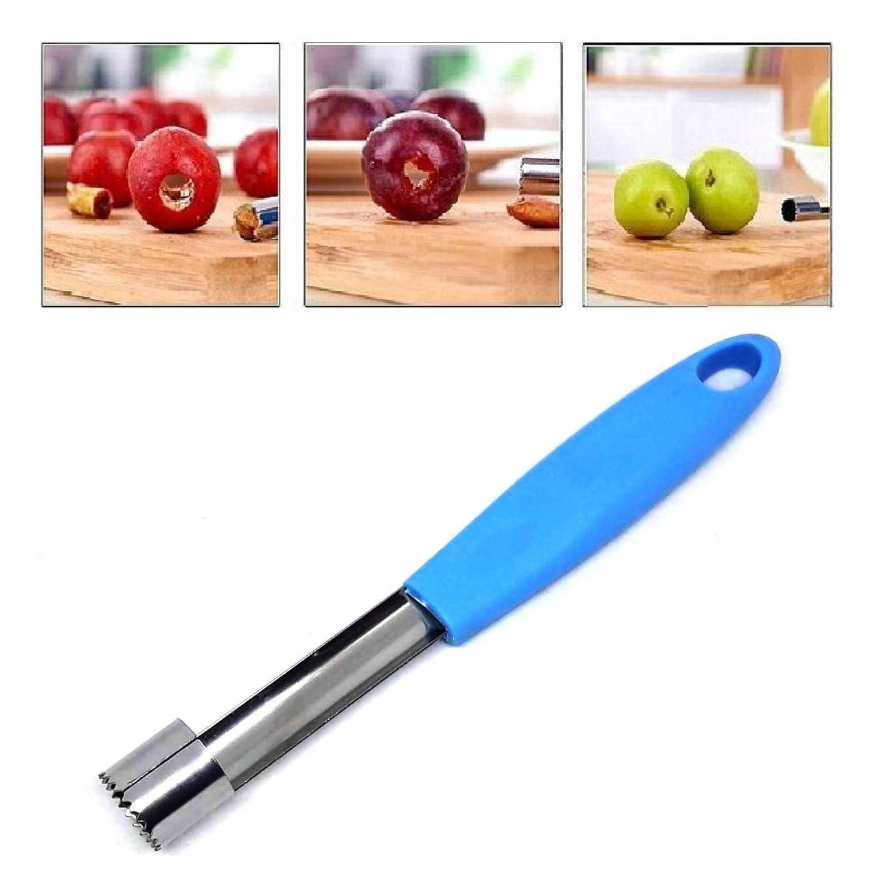 

Нож для удаления сердцевины фруктов и овощей KitchenWare с пластиковой ручкой