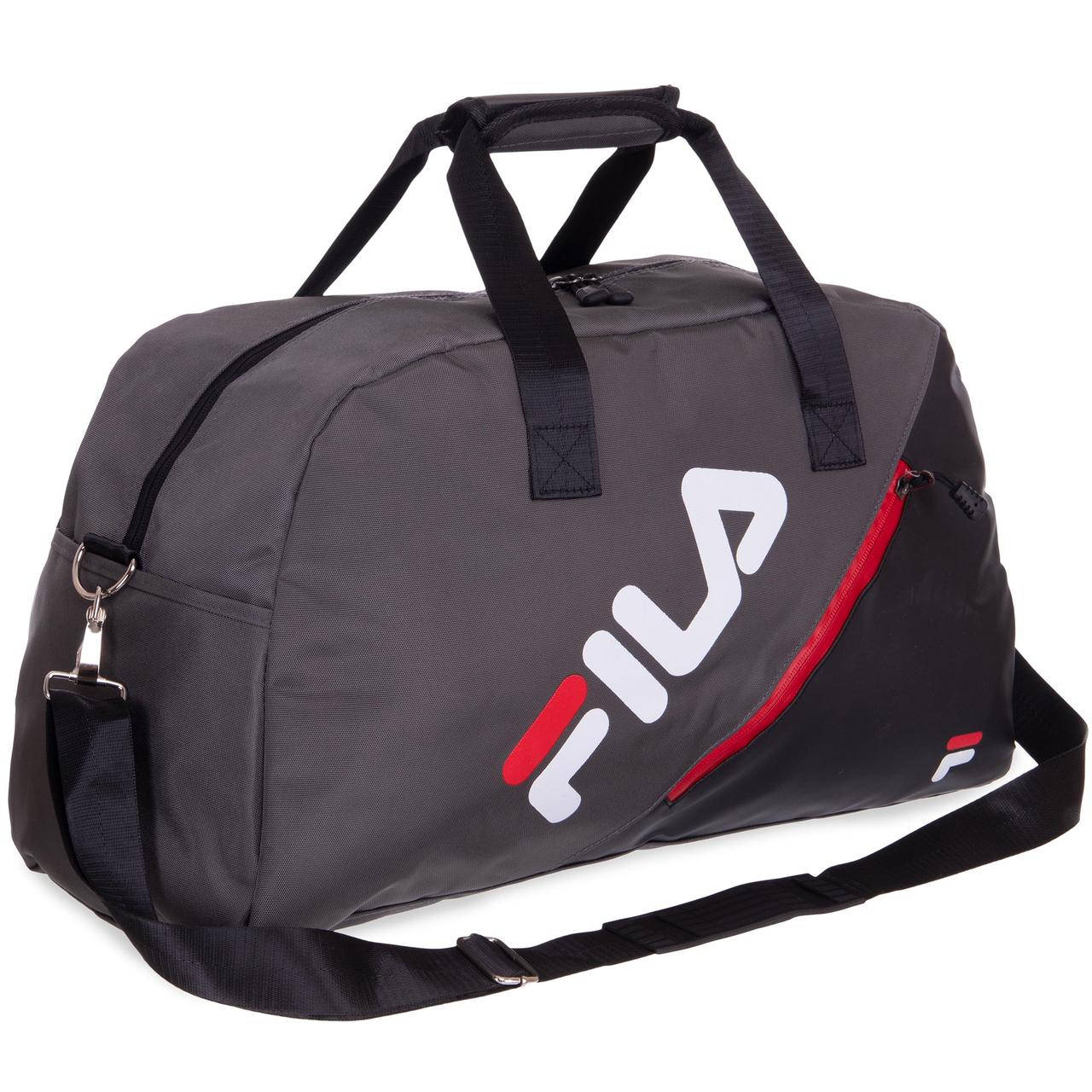 

Сумка спортивная для спортзала, фитнеса FILA FL-1812 серый
