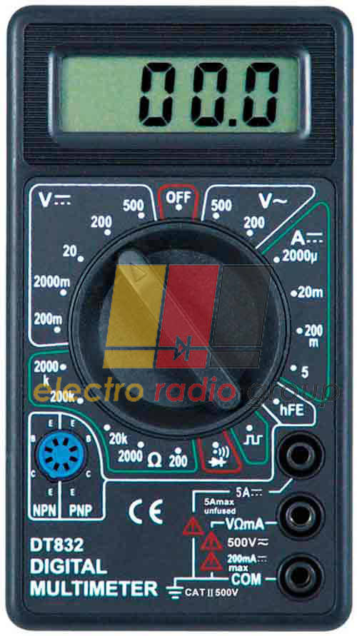 

Мультиметр цифровой DT-832