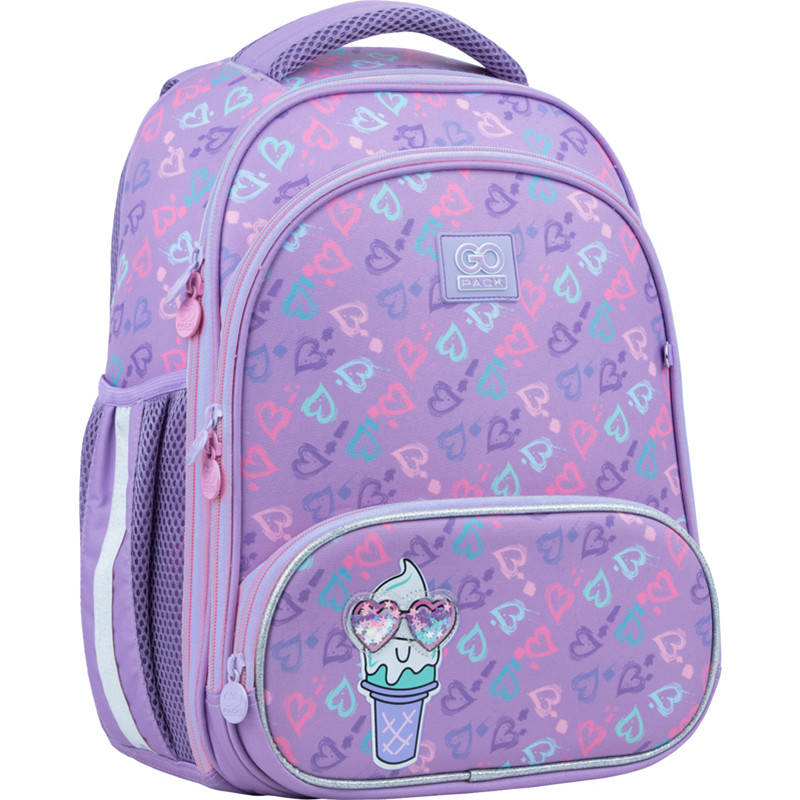

Рюкзак GoPack Education полукаркасный GO22-597S-2 Ice Cream, Фиолетовый