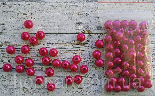 

Бусина 8 мм № 04 (50шт) фуксія