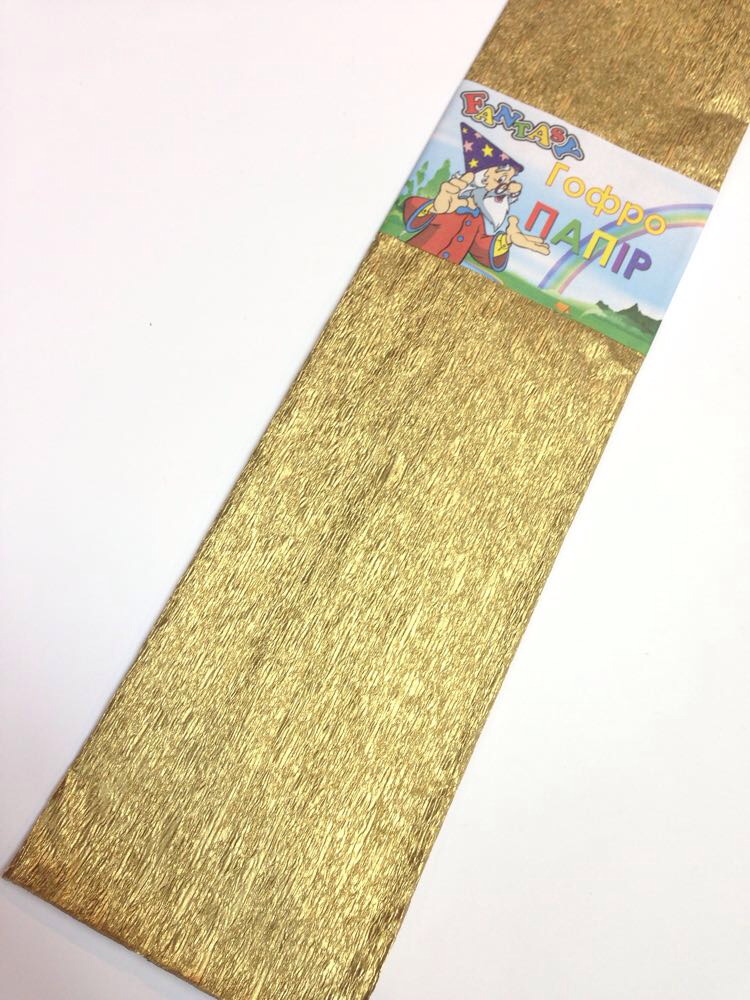

Креп-бумага 50*200 золотая