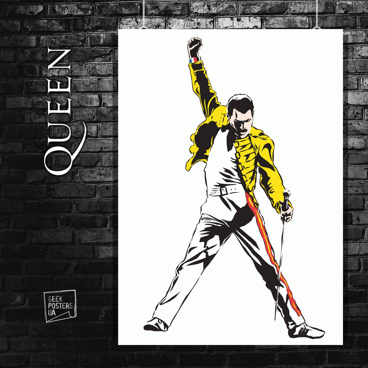 

Постер Queen, Freddy Mercury, Квин, Фредди Меркьюри. Размер 42x30см (A3). Матовая бумага