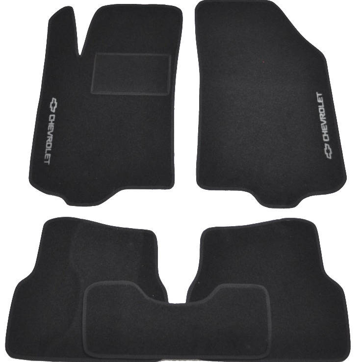 

Текстильные коврики в салон на Chevrolet Aveo T300, Черный